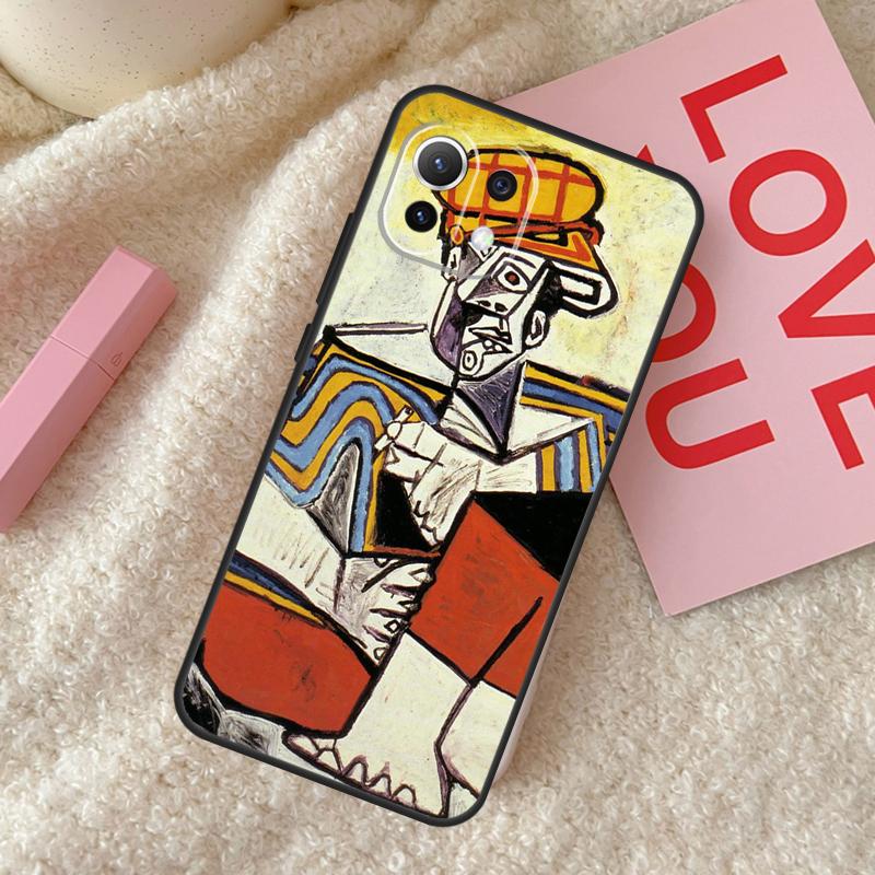 Picasso Abstract Art Painting Case For Xiaomi 14 15 Ultra 15T 14T 13T Pro 17 Pro Max POCO X7 Pro X3 X5 X6 F5 F6 F7 F8 Cover