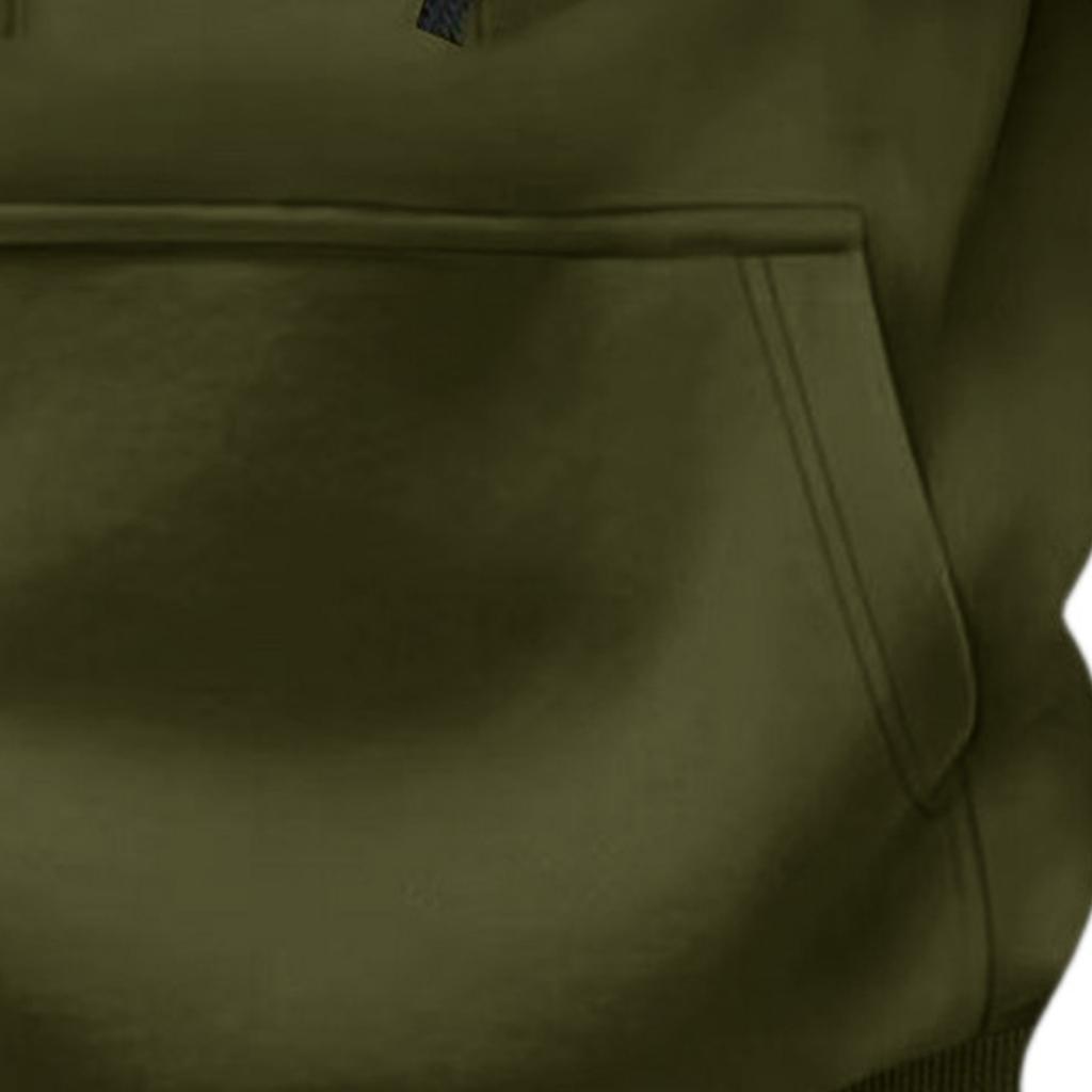 Men's Multi-Pocket Hoodie - Utility Hooded Sweatshirt
