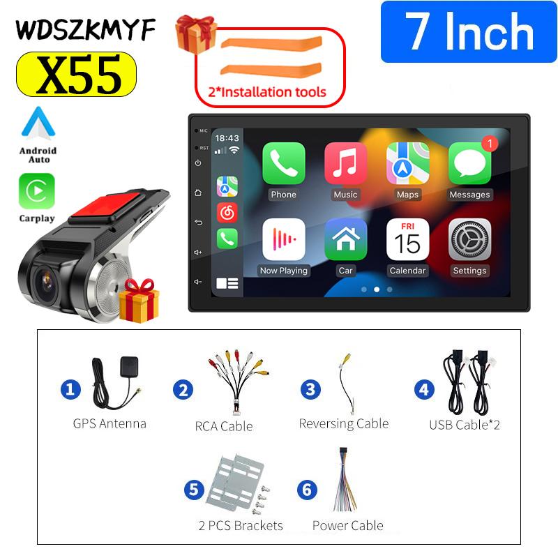 

Android 13 Универсальный 7/9/10 дюймов Беспроводной Carplay Android Auto Car Radio GPS Мультимедийный проигрыватель Интеллектуальные системы Автомобильный дисплей