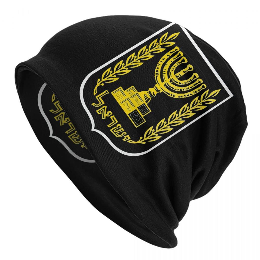 Cappello a Cuffia Personalizzato Stella di David Bandiera di Israele Cappelli a Maglia Unisex Donna Moda Unisex Adulto Orgoglio Israeliano Berretti Invernali Caldi Cappello