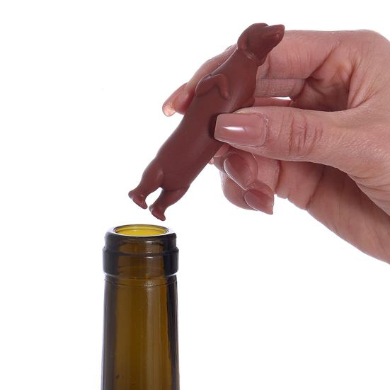 Dachshund Wine Stopper Silicone Bottle Stoppers for Wine Champagne Reusable Sealing Cap Birthday Gifts for Wine Lovers