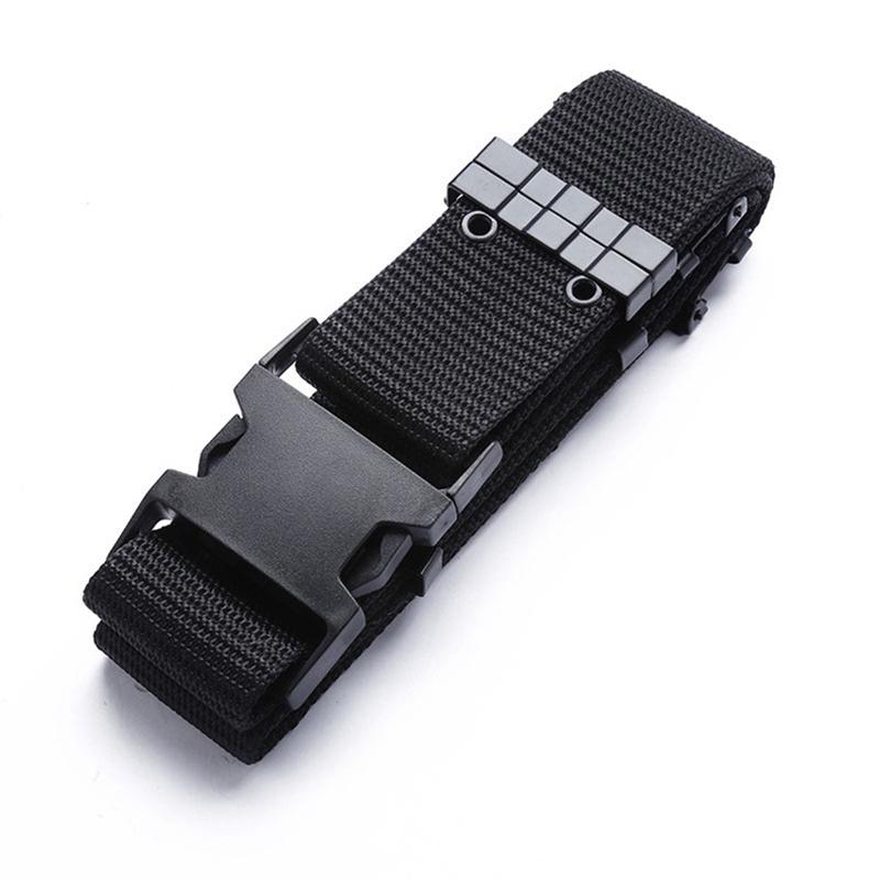 

New 125Cm S Tactical Belt Pants Belts Accessories Adjustable Outdoor Survival Canvas Training Hunting Camping Sport Waist Belt