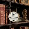 Book Nook Lighting Vintage Library Lantern Night Light, Magic Reading Corner Lamp, Decorative Warm Ambient Light Bookshelf for Shelf Desk, Enchanting