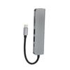 Docking Station Multifunctional 6 In 1 Aluminum Alloy USB Expansion Dock for Type C Channel