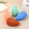Durable Chew Dog Toy for Teething - Bite-Resistant Molar Pet Toy, Non-Toxic Tough Rubber Interactive Play Toy