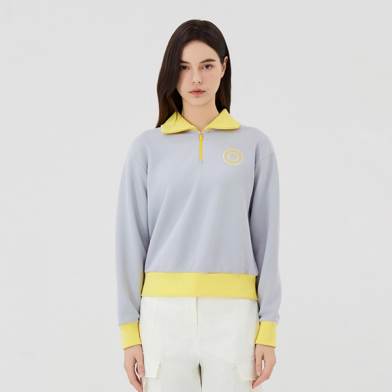 Martin Golf Knit Collar Half Zip-Up Shirts_M/Grey Grey/4