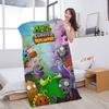 Game P-Plants-vs Cartoon Z-ZombieS Microfiber Beach Towel Absorbent Quick dry Soft Yoga Swimming Resort Mountain Climbing Towel