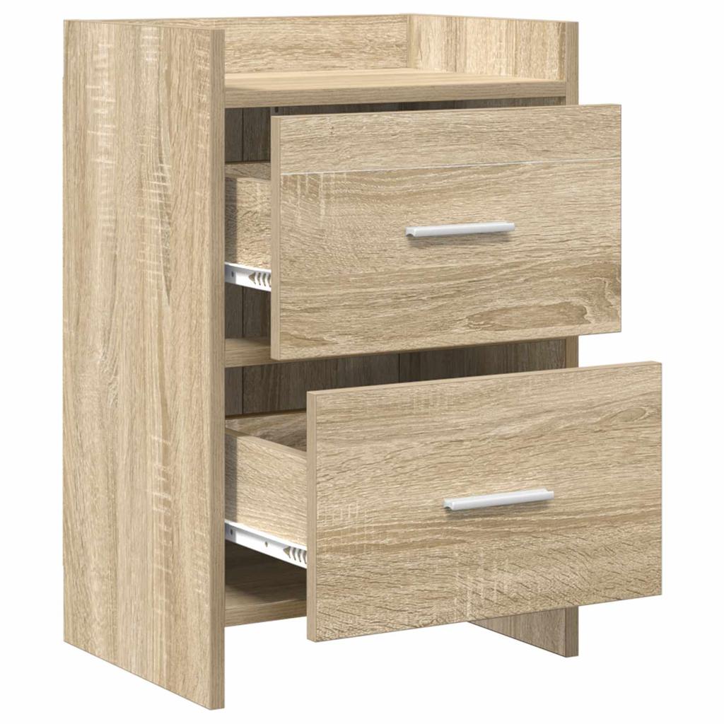 Nightstands 2 pcs Sonoma Oak 40 x 30 x 60 cm Particleboard