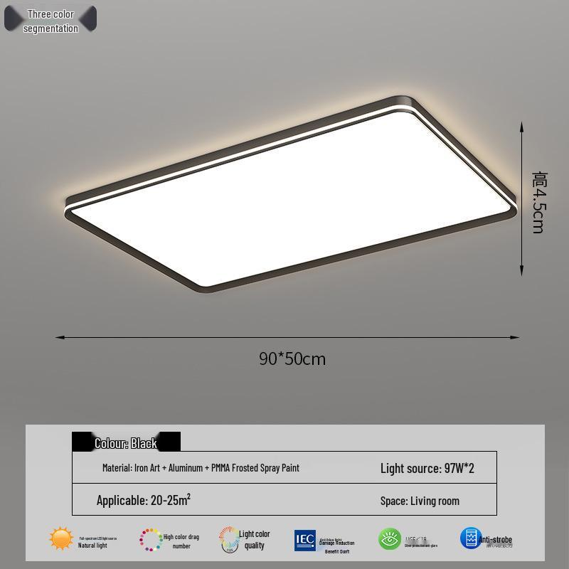 Lumină de Tavan LED Mare Modernă Minimalistă pentru Living, Dormitor sau Sală de Mese