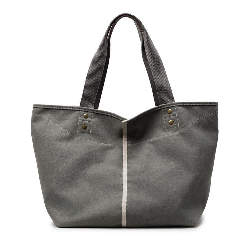 Canvas Bag For Women With Large Capacity Minimalist Style For Work And School