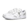 Nike Dunk WAO PU Synthetic Leather Abrasion Resistant Height Increasing Low top Skateboard Shoes Men's White Gray 355152-106(Team531-BOX)