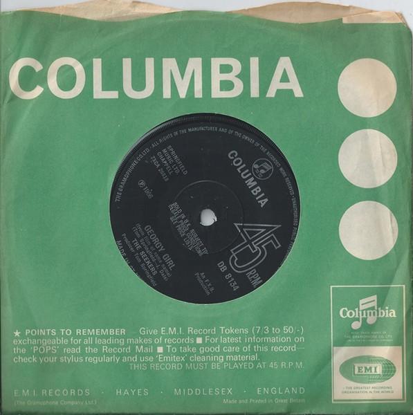 

7inch Record SEEKERS - Georgy Girl DB8134 Columbia 1967 UK Pop Used