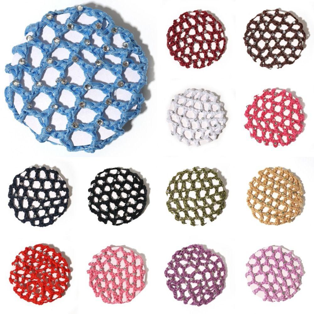 Atmungsaktives Netz Mädchen Elastisches Haarnetz Haarband Ballett Haarnetz Duttbezug Snood Kinder