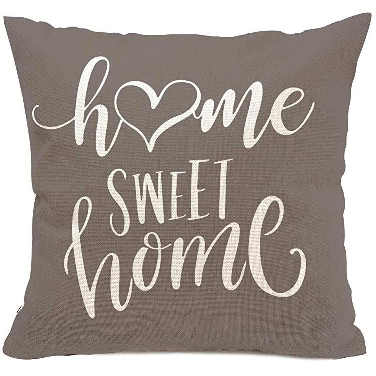 Striped Pillowcase Home Decoration Linen Pillow Cushion Waist Mat Sofa Pillowcase Geometric Abstract