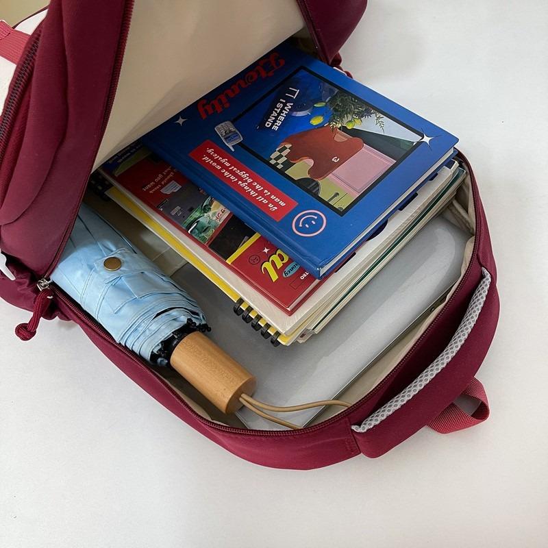 School Bag New High-value College Style Fresh and Sweet Backpack Junior High School Students Lightweight Spring Outing Backpack