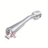 1Pc L Type Fuel Line Socket Wrench Durable Open Socket Wrench Double Ended Hand Tools Open Spanner 1/2" Fuel Line Socket Nut Wrench
