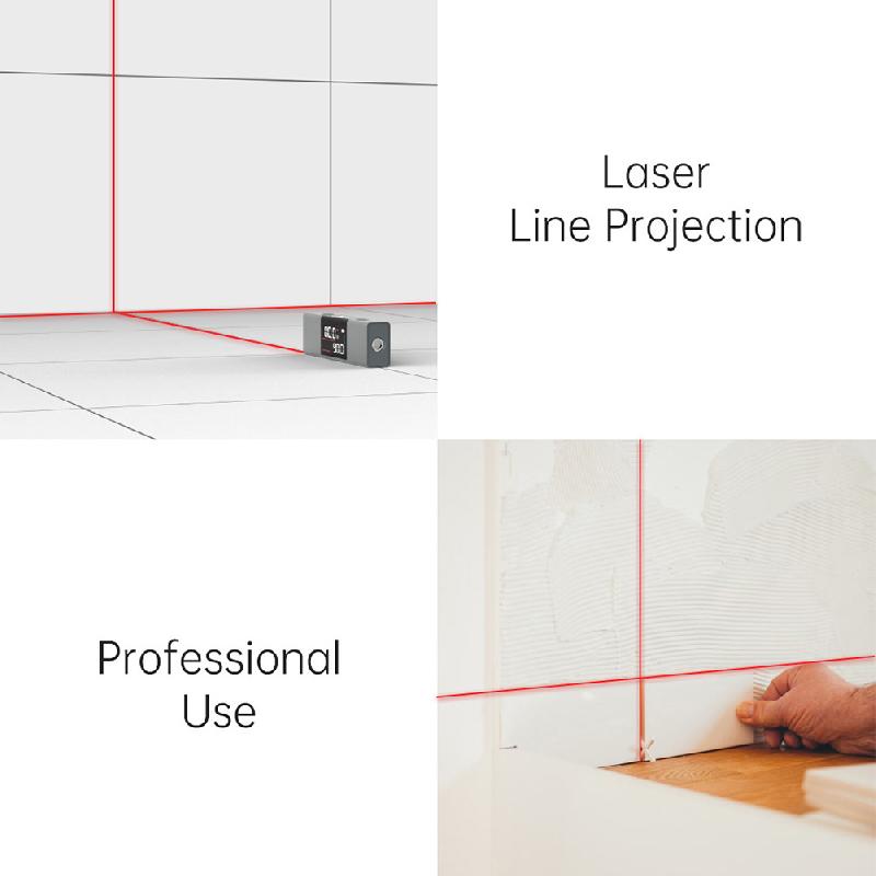 UYANGG 2 In 1 Laser Level Li1 Laser Protractor Digital Inclinometer Angle Meter Type-C Rechargeable Laser Measuring Tool