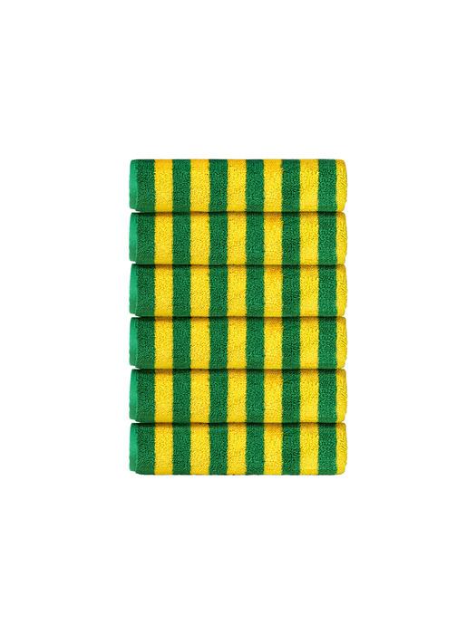 TETO 6P Полотенце из Супимы в Полоску с Легким Ароматом Лемонграсса 230г 230g lemongrass