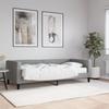Vidaxl Sofa Z Materacem Do Spania, Jasnoszara, 90X200 Cm, Tkanina