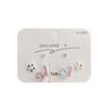 6Pcs/Set Women Colorful  Pentagram Star Moon Butterfly Stud Earring Trendy Punk Sweet Cool Earrings Aesthetic Jewelry
