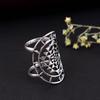 Silver Therapy Arthritis Ring – Handmade Adjustable Joint Support Splint, Thumb Relief Jewelry