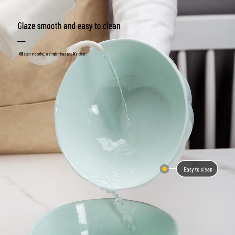 Jingdezhen Nordic Underglaze Ceramic Pumpkin Noodle Bowl