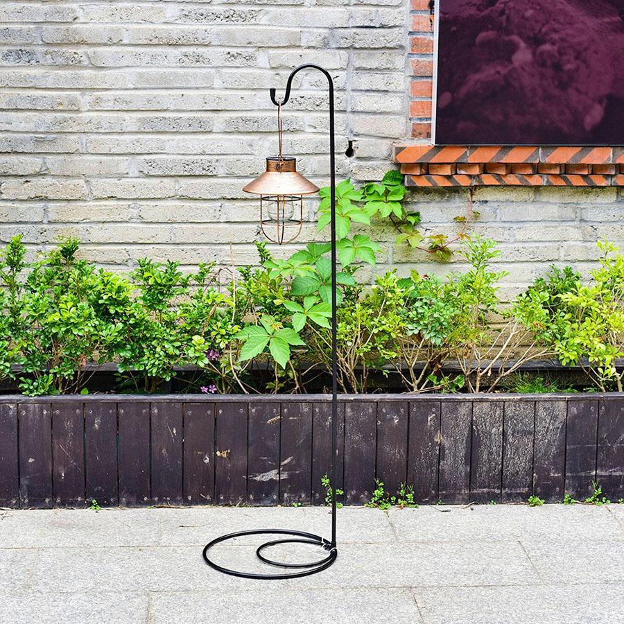 1pc Shepherd Hook Bird Feeder Pole Premium Metal For Hanging Solar Lights Bird Feeders Mason Jars Christmas Lights, Lanterns