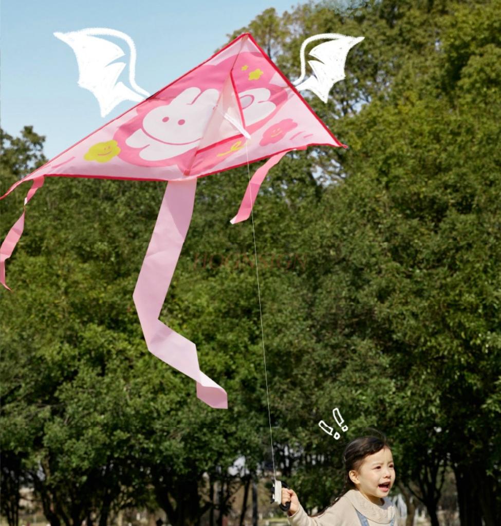 Childhood Kite Breeze Easy To Fly Cartoon For Children'S Play New Handheld