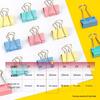 Deli 33424 Colored Binder Clips