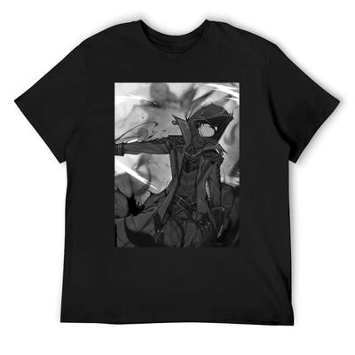 Eminence In Shadow Cid T-Shirt Vintage T Shirts Vintage Anime Shirt Customizeds Summer Top Black T-shirts for Men