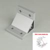 2Pcs 90 Degree Corner Angle Bracket 2020 3030 4040 4545 5050 6060 Single-Slot/Dual-Slot Aluminum Profile Connection Joint
