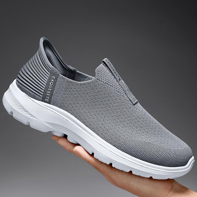 Men's Walking Shoes Summer Casual Sneakers Outdoor Breathable Slip-on Comfortable Mans Shoes Zapatos Para Hombres Zapatillas