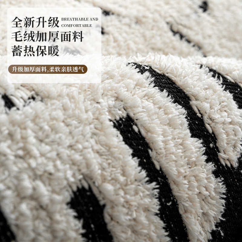 New Plush Sofa Cushion Autumn And Winter Advanced Sense One-Piece Straight Row Non-Slip Seat Cushion Sofa Cover Towel