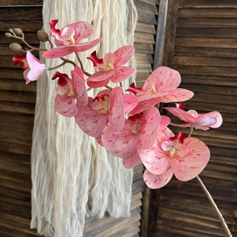 Künstliche Schmetterlingsorchidee Kunstblumen für Heimdeko Wohnzimmer Hotel Fenster Hochzeitsarrangement