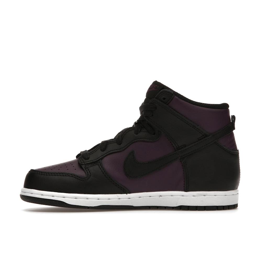 Nike Fragment Design x Dunk High PS Beijing Kids Sneakers Purple Wine Black DJ4285-600