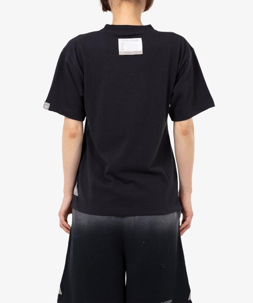 Saundeuobeuseonlaijeu Printed T-Shirt Navy