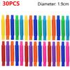 10Pcs Large Pop Tubes Fidget Toys Sensory Toy For Stress Anxiety Relief For Children Adults Learning Toys Toddlers Stretch Tubes