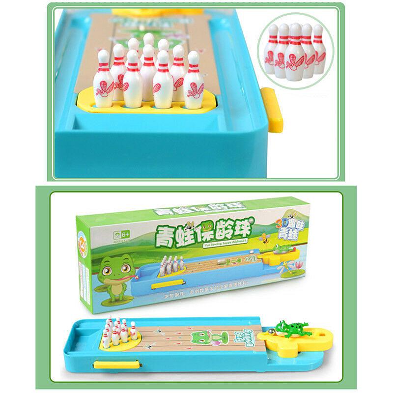 Mini Children Frog Bowling Desktop Interactive Games Educational Toys Launch Pad