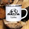 Personalized Pets Enamel Mug Custom Cup Funny Cups of Coffee Cup for Tea Beer Mugs Drinkware Rare Travel Cute Original Unusual