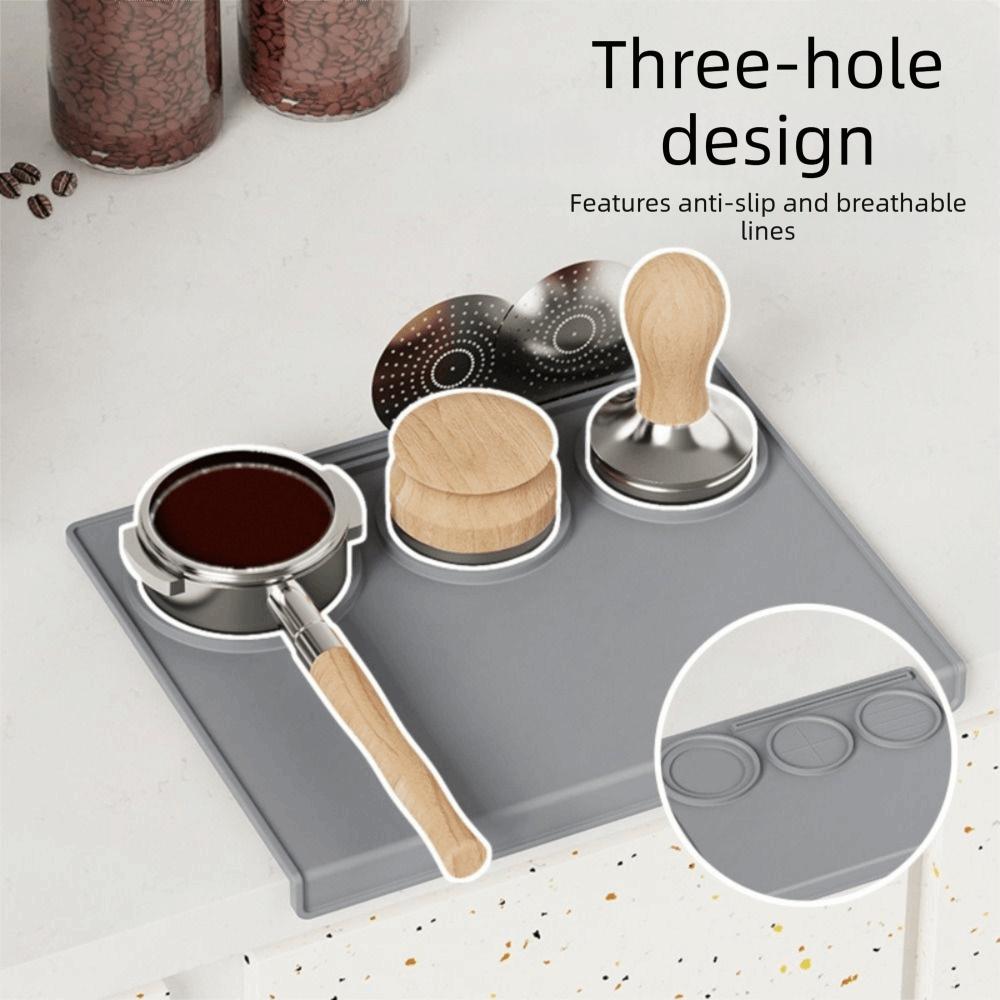 Food Grade Coffee Tamper Mat Heat Resistant Silicone Pad Espresso Tamping Mat  Bar Station