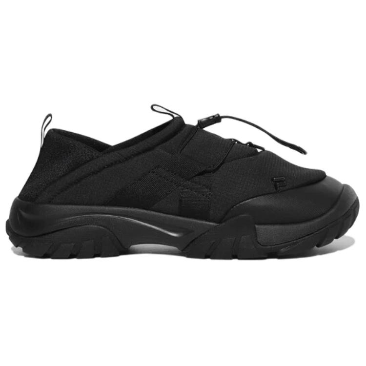 Fila Puffer Slip-On V2 Comfortable Soft Low-Top Casual Shoes Unisex Sneaker Black 1XM02359G001
