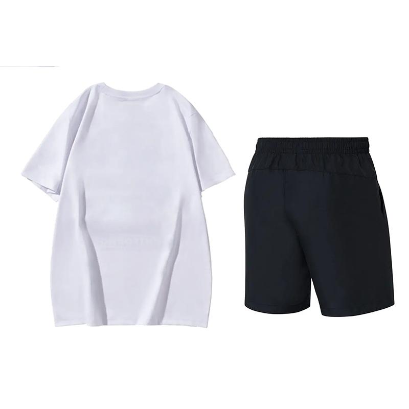 Li Ning Casual Sportswear Unisex White+Black AHSUA27-1+YKST119-1