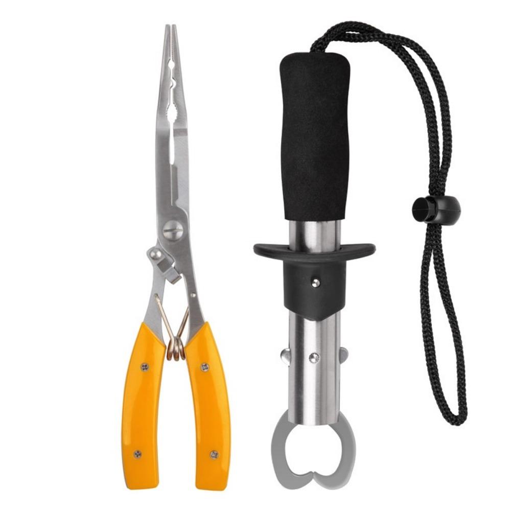 

Различные стили захватов для рыбы и плоскогубцев Снасти Рыболовные плоскогубцы Зажимной набор с захватом для губы рыбы Весы Многофункциональный кусачки для лески