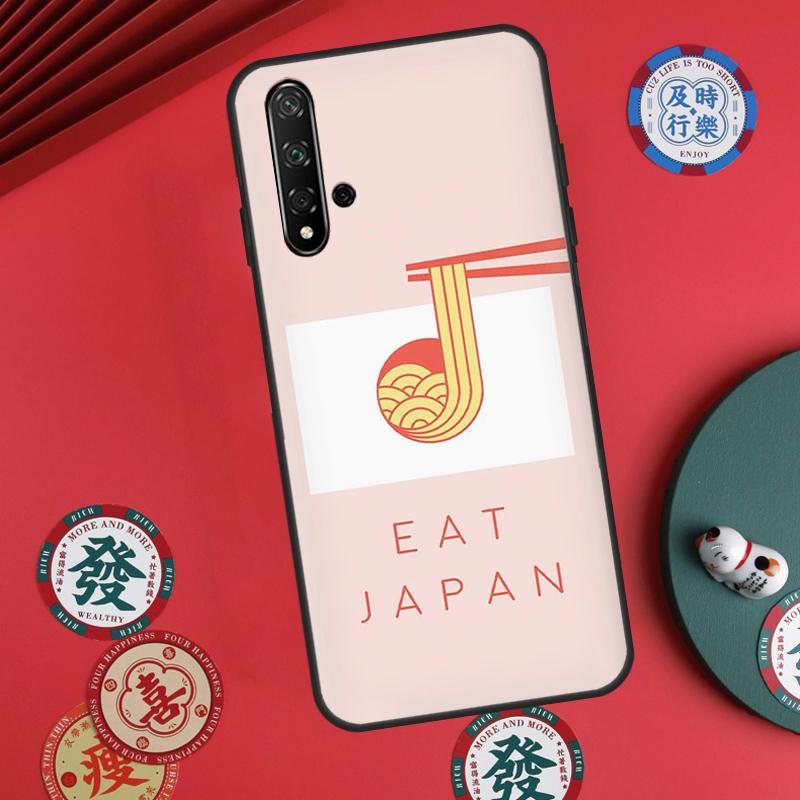 Ramen Cat Japanese Art For Huawei Nova 5T 10 9 SE 7i 8i 11i 12i Y73 Y90 Y70 Y72 Y61 Y91 P60 Pro P30 P40 Lite Case
