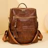 Women's Tassel Backpack Computer Bag Large Capacity Travel Backpack