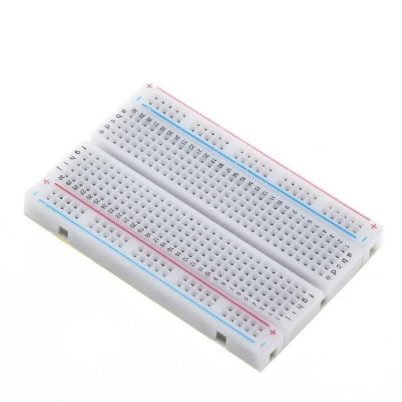 1 Pcs New 400 Tie Points Solderless PCB Breadboard Mini Universal Test Protoboard DIY Bread Board for Bus Test Circuit Board