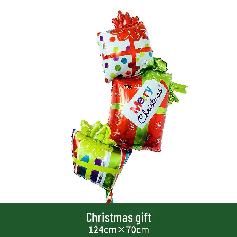 Celebrate Christmas with 18/32-Inch Aluminum Foil Balloons - Festive Santa and Snowman Decorations