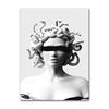 Poster Artistico Medusa di Smeraldo Creature Mitologiche Stampe per Pareti Pittura su Tela Mitologia Greca Moderna per Galleria Decorazioni per la Casa