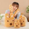 Creative Cub Dolphin Bakery Baguette Bucket Bag Plush Toy Kapibara French Fries Doll Ragdoll