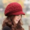 Womens Winter Beanie Hat Warm Knitted Slouchy Wool Hats,a15